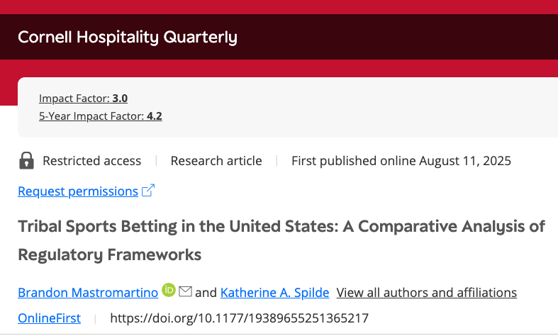 New ISWAG publication in Cornell Hospitality Quarterly